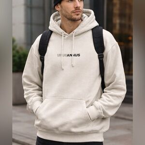 UNUS ANNUS | XL | Limited 2020 Deleted Channel Hoodie XL Cream dmg and wear